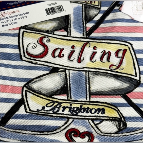 Brighton SAIL INTO THE SUMMER Nautical Tote - Picture 11 of 16